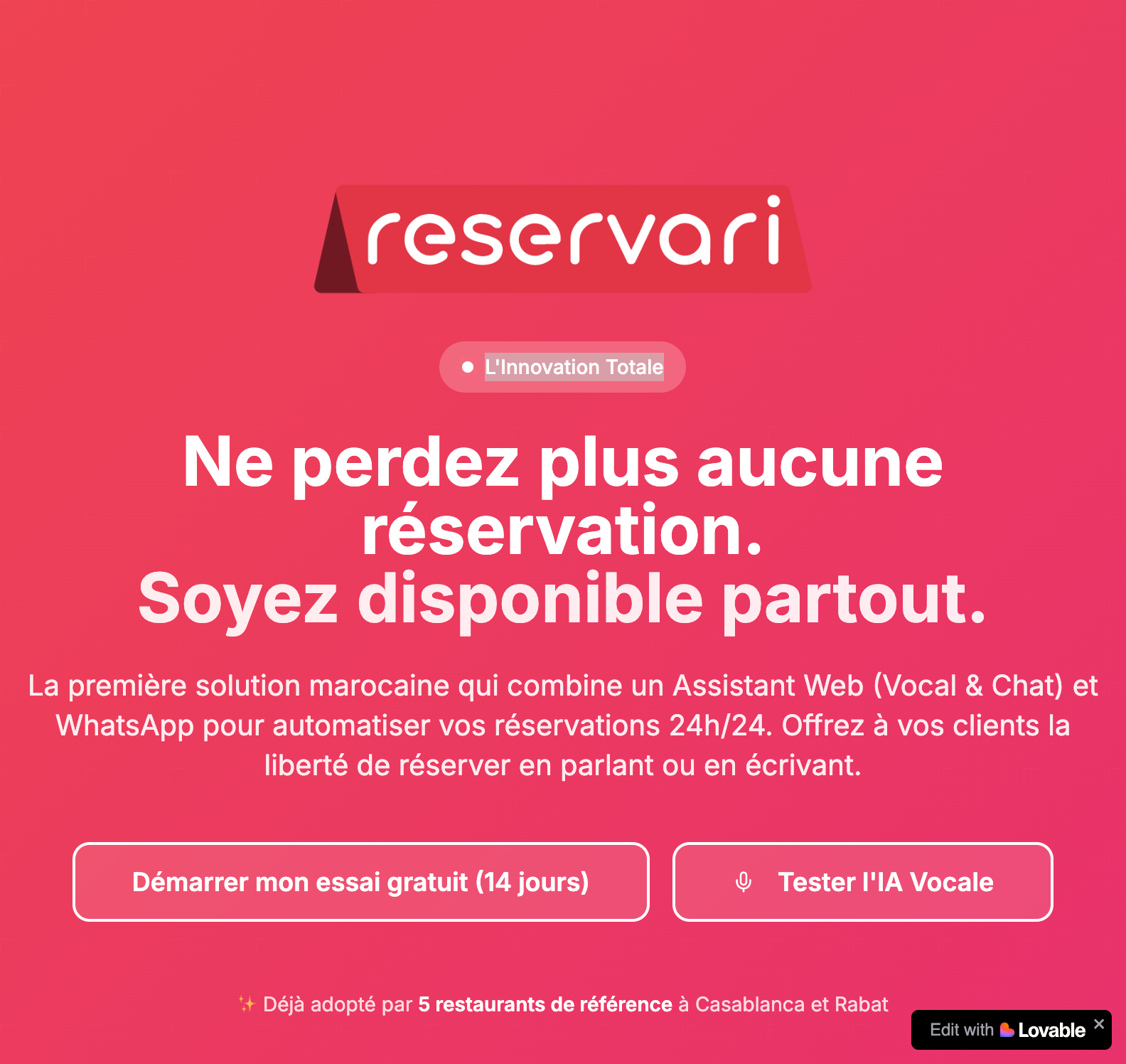 Reservari